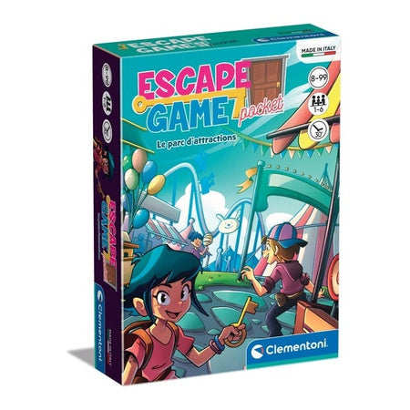 Clementoni Escape Game Luna Park - French - 11.2 x 15.6 x 3.2 cm - 8+ Years