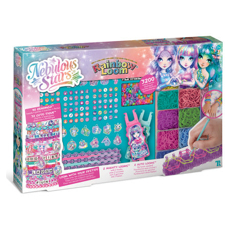 Nebulous Stars Rainbow Loom Besties Forever Bracelet Set