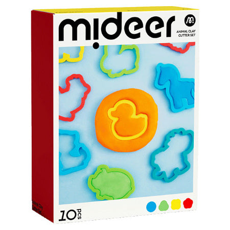 Mideer Animal Modeling Dough Cutter Set  10 Pieces
