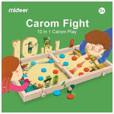 Mideer 10 in 1 Carrom Board Game – 4+ Years