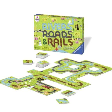 Ravensburger Rivers, Roads, & Rails 5+ Years
