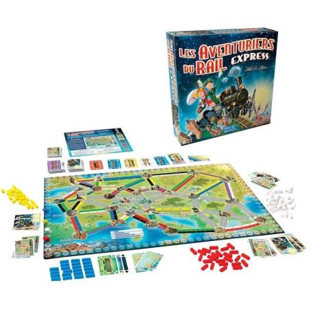 Asmodee Les Aventurier du Rail Express French Version 8+ Years
