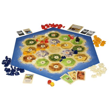 SuperHeated Neurons Catan Base Game 3-4 Players - 10 + Years
