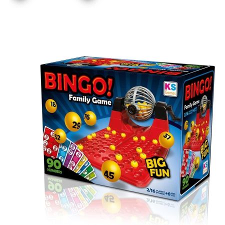 KS Games Bingo Board Game 6+ Years
